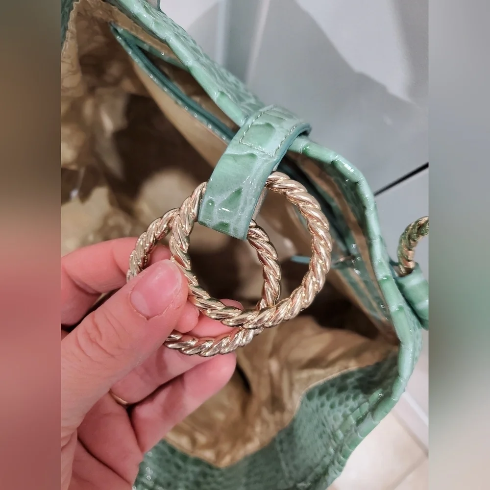 Ivanka Trump Croc Simulated Leather Tote - Picture 14 of 14